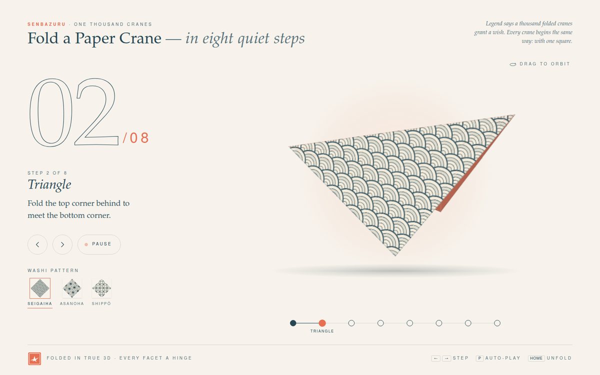 Senbazuru — Fold a Paper Crane screenshot