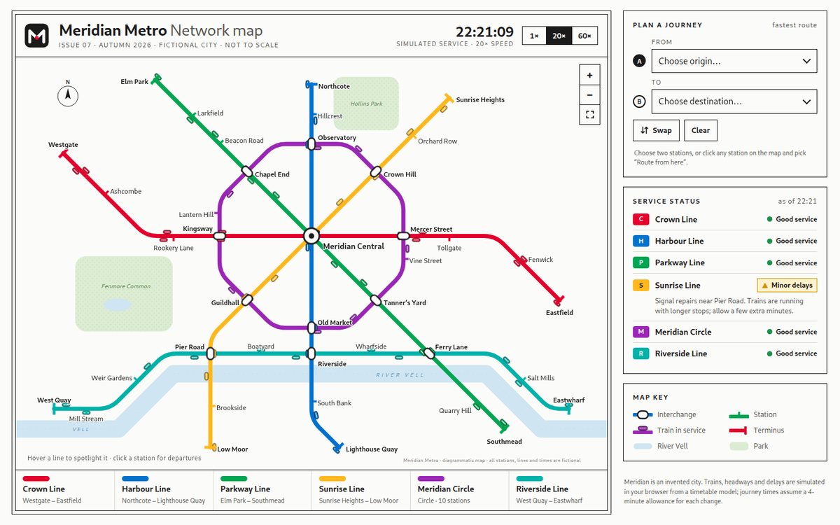 Meridian Metro screenshot