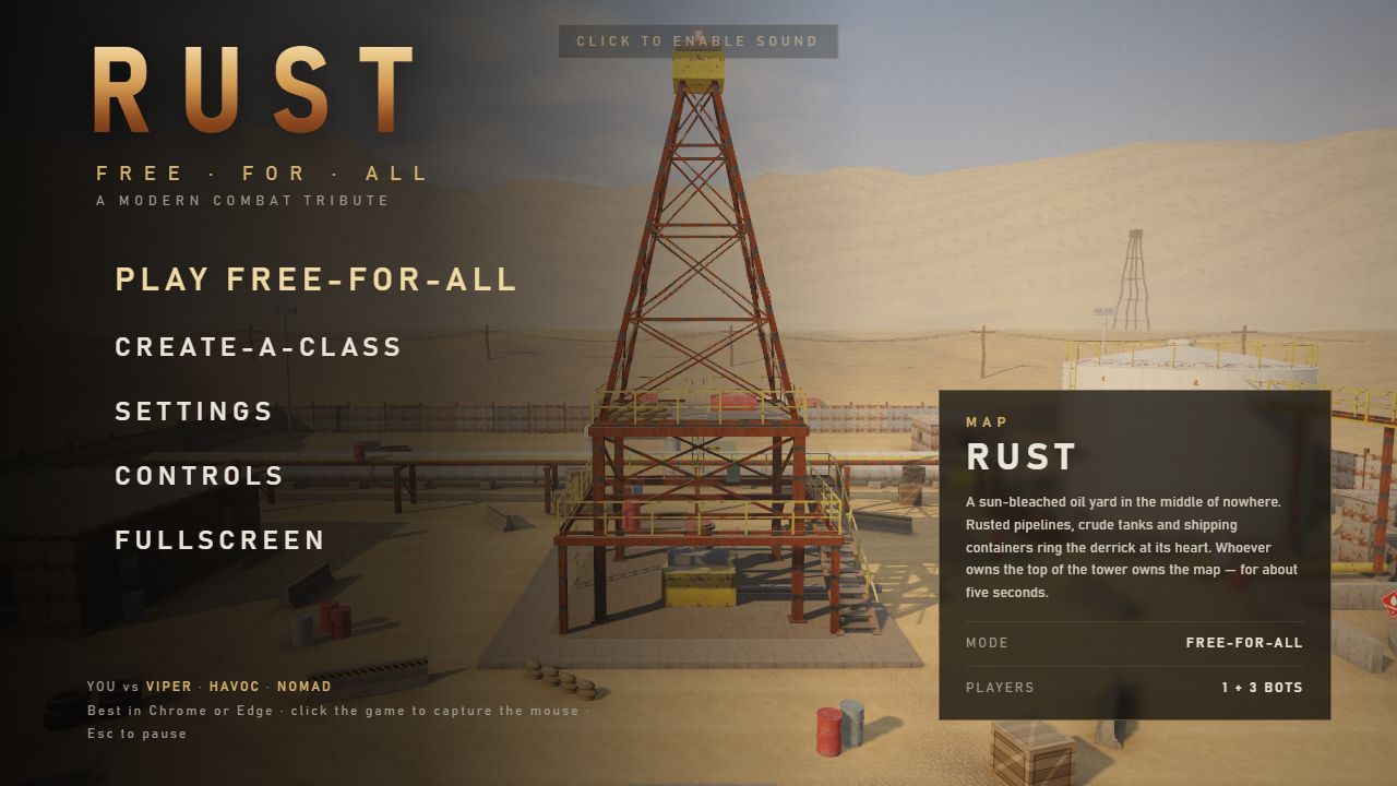 Rust FFA screenshot